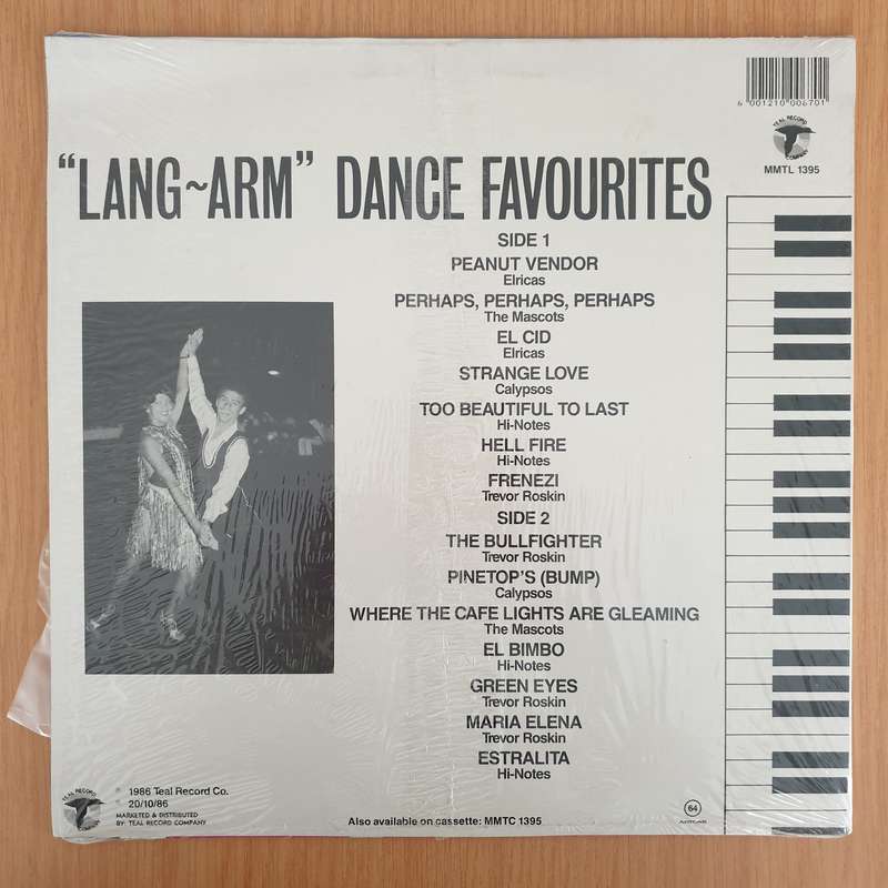 Lang Arm Dance Favourites Vol 1 (Elricas, Mascots, Hi-Notes, Trevor Roskin, Calypsos) - Vinyl LP ...