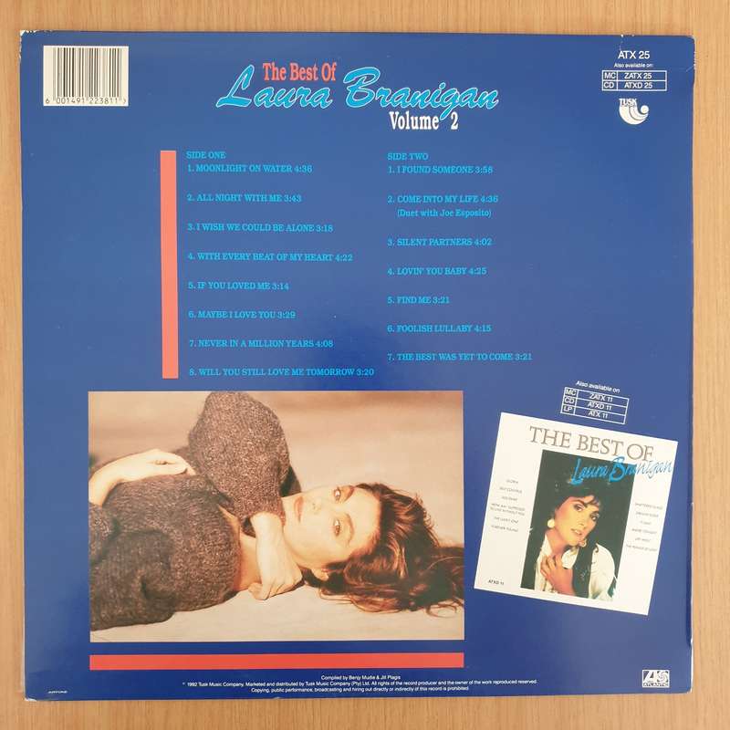 Laura Branigan  The Best Of Laura Branigan - Vol 2 - Vinyl LP Record - Very-Good+ Quality (VG+...