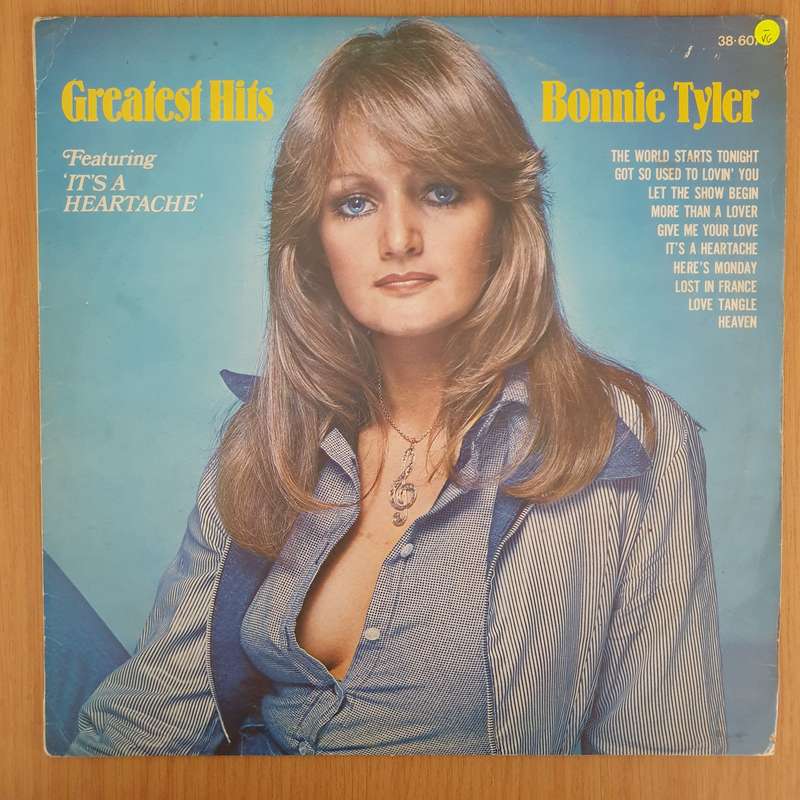 Bonnie Tyler - Greatest Hits  Vinyl LP Record - Very-Good- Quality (VG-) (minus)
