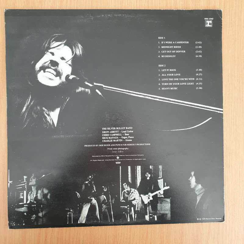Bob Seger - The Best of Bob Seger with the Silver Bullet Band - Vinyl LP Record - Very-Good+ Qual...