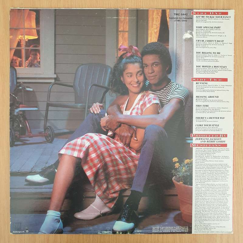 Jermaine Jackson  Let Me Tickle Your Fancy - Vinyl LP Record - Very-Good+ Quality (VG+) (veryg...