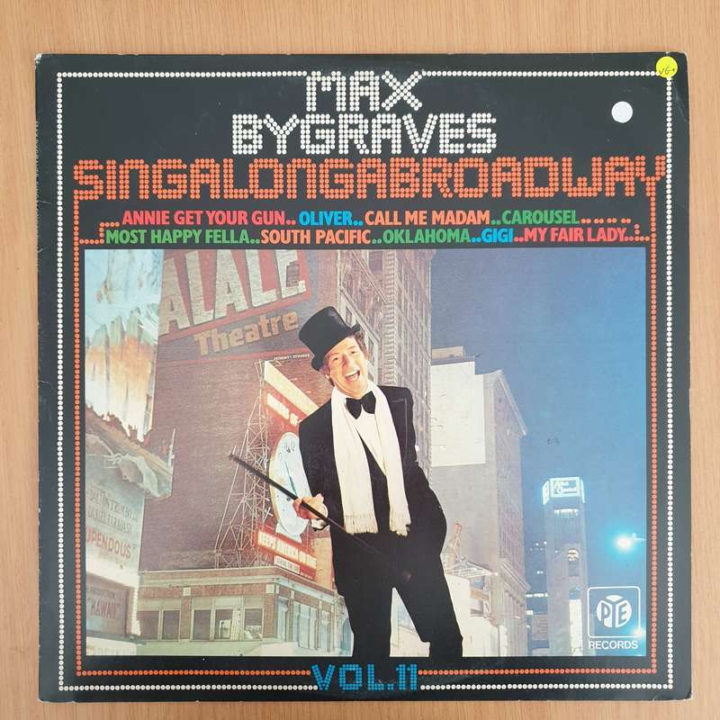 Max Bygraves  Singalongabroadway - Vinyl LP Record - Very-Good+ Quality (VG+) (verygoodplus)