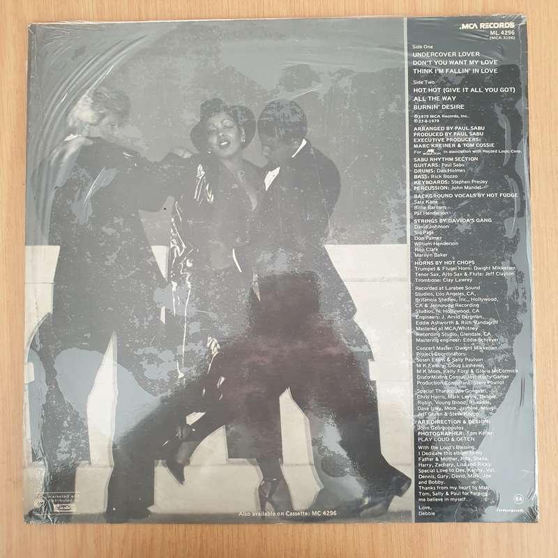 Debbie Jacobs - Undercover Lover - Vinyl LP Record - Opened  - Very-Good+ Quality (VG+)