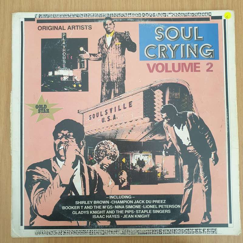 Soul Crying Vol 2  - Vinyl LP Record  - Fair/Good Quality (G)