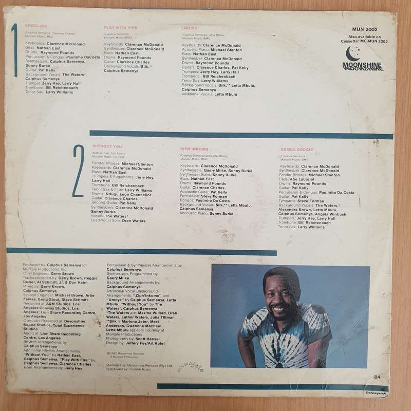 Caiphus Semenya  Listen To The Wind - Vinyl LP Record - Good+ Quality (G+) (gplus)