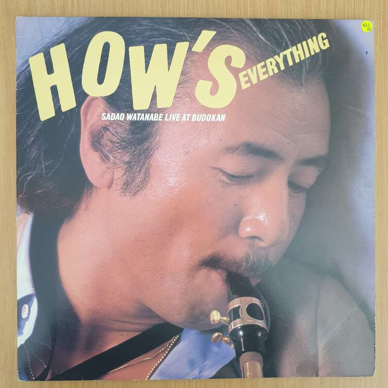 Sadao Watanabe  How's Everything (Sado Watanabe Live At Budokan) - Vinyl LP Record - Very-Good...
