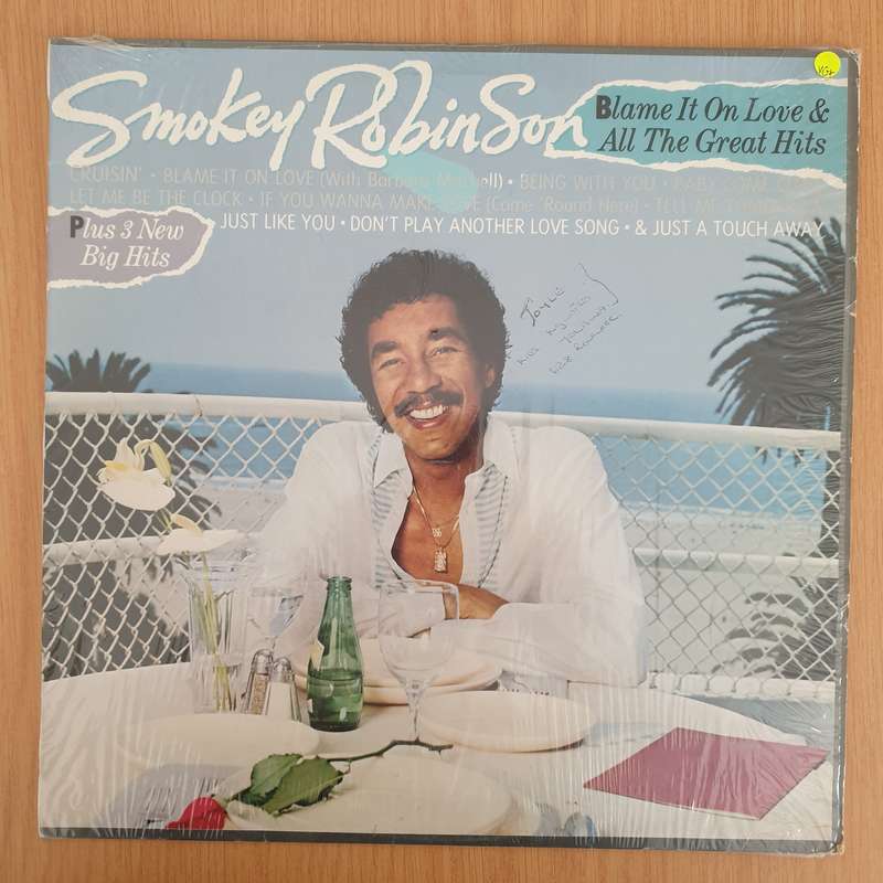 Smokey Robinson  Blame It On Love & All The Great Hits - Vinyl LP Record - Very-Good+ Quality ...