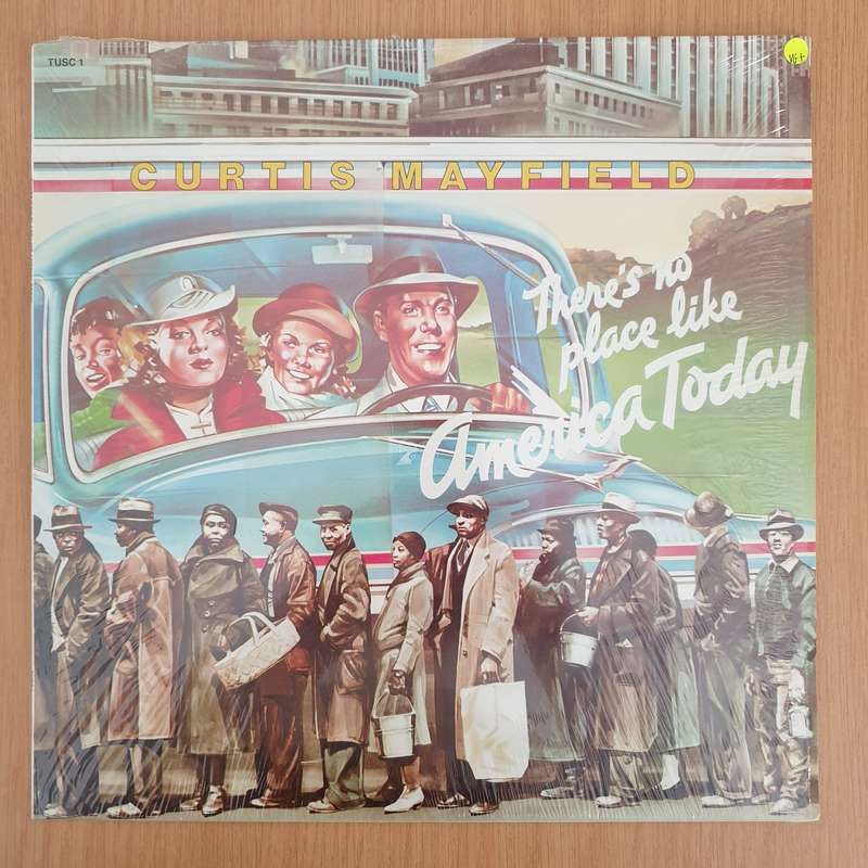 Curtis Mayfield  There's No Place Like America Today (TUSC1) - Vinyl LP Record - Very-Good+ Qu...