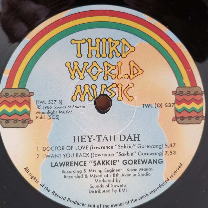 Lawrence "Sackey" Goreoang  Hey-Tah-Dah - Vinyl LP Record - Very-Good Quality (VG)  (verry)