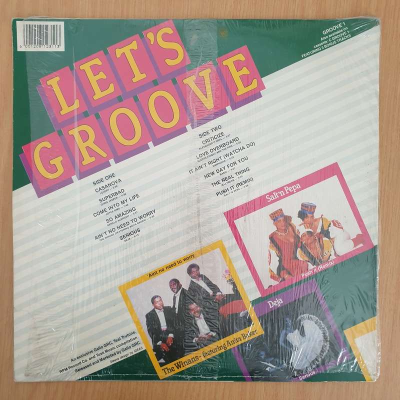 Let's Groove - Vol 1  (Levert, Jasper, Sims,Deja, Jellybean, Basia..)  - Vinyl LP Record - Very-G...