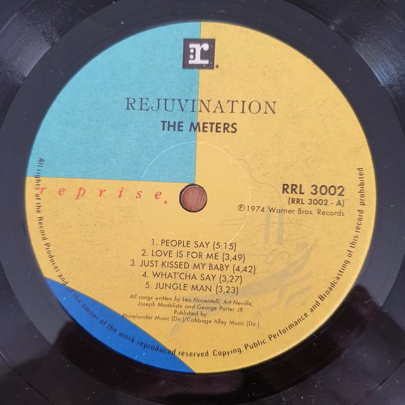 The Meters  Rejuvenation - Vinyl LP Record - Very-Good+ Quality (VG+) (verygoodplus)