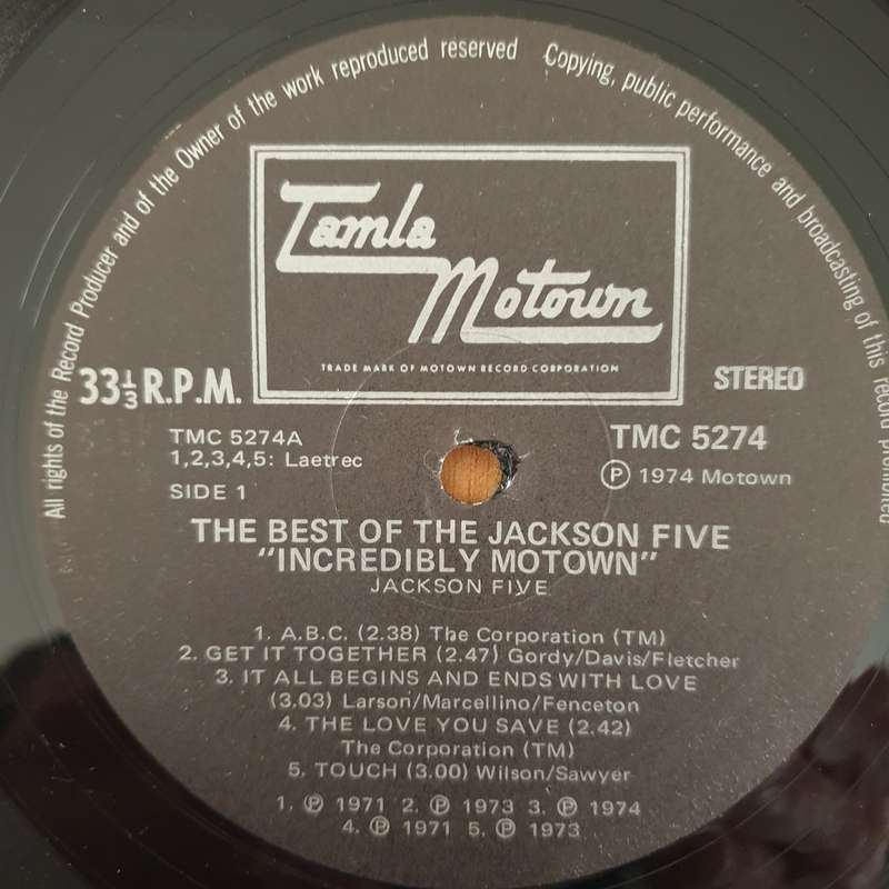 The Jacksons  The Best Of The Jacksons - Vinyl LP Record - Very-Good Quality (VG)  (verry)