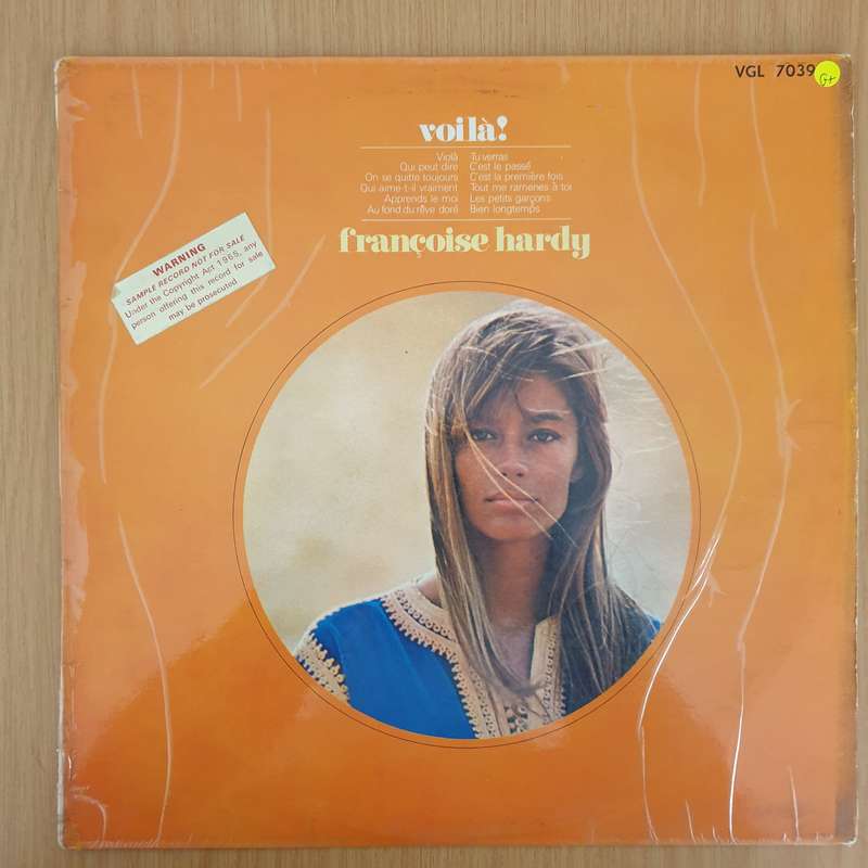 Françoise Hardy  Voilà - Vinyl LP Record - Good+ Quality (G+) (gplus)