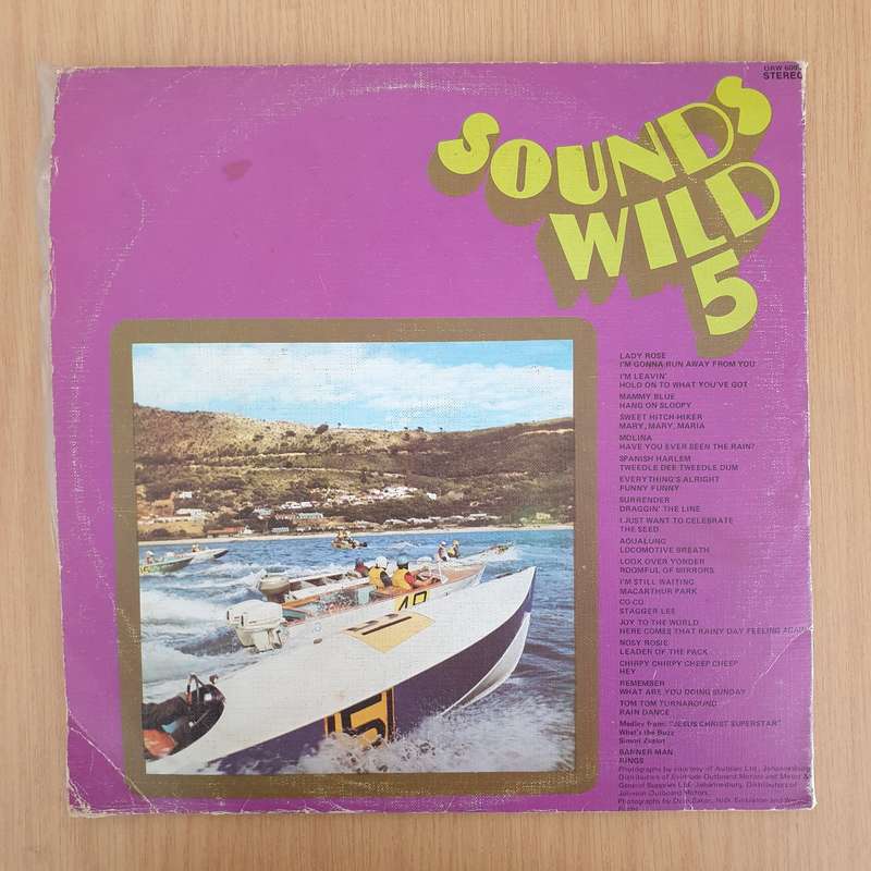 Sounds Wild 5  Vinyl LP Record - Very-Good- Quality (VG-) (minus)