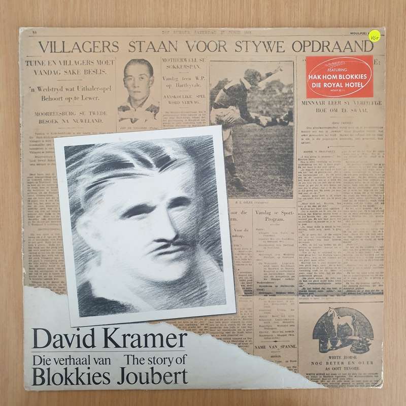 David Kramer  The Story Of Blokkies Joubert  Vinyl LP Record - Very-Good+ Quality (VG+) (ve...