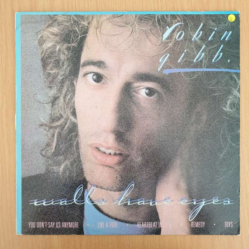 Robin Gibb  Walls Have Eyes  Vinyl LP Record - Very-Good Quality (VG)  (verry)