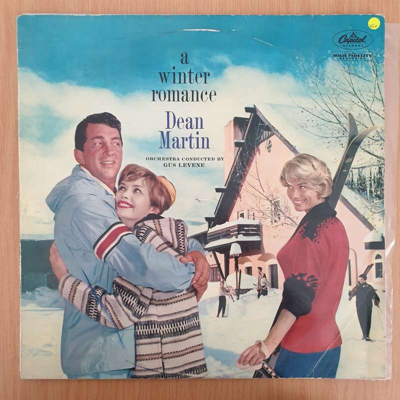 Dean Martin  A Winter Romance  Vinyl LP Record - Very-Good+ Quality (VG+) (verygoodplus)