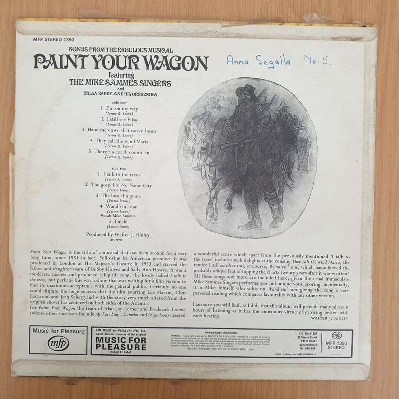Paint Your Wagon - Vinyl LP Record - Very-Good Quality (VG)