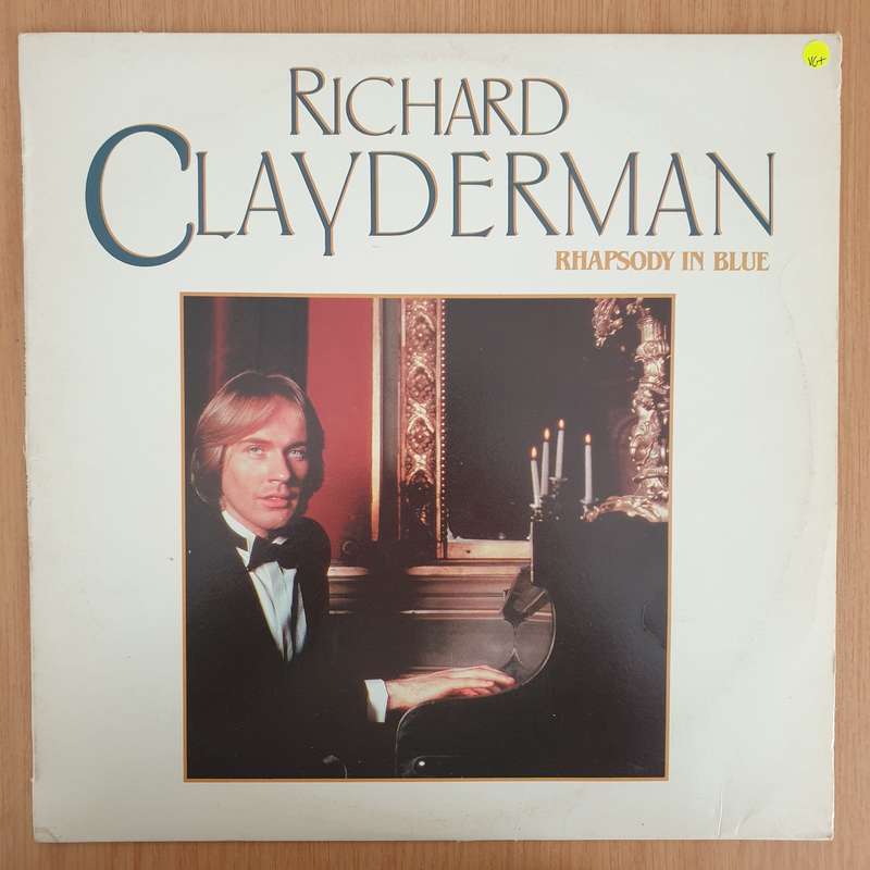 Richard Clayderman - Rhapsody In Blue  Vinyl LP Record - Very-Good+ Quality (VG+) (verygoodplus)