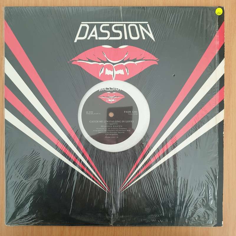 Marsha Raven  Catch Me (I'm Falling In Love)  Vinyl LP Record - Very-Good+ Quality (VG+)...