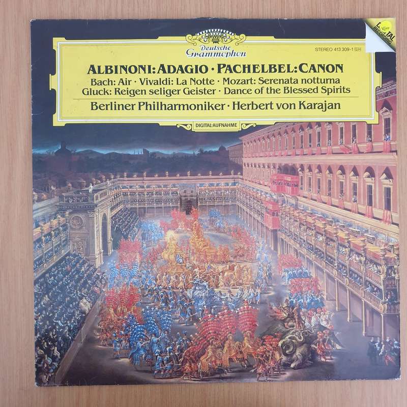 Albinoni, Pachelbel, Bach, Mozart, Gluck, Berliner Philharmoniker, Herbert von Karajan - Vinyl LP...