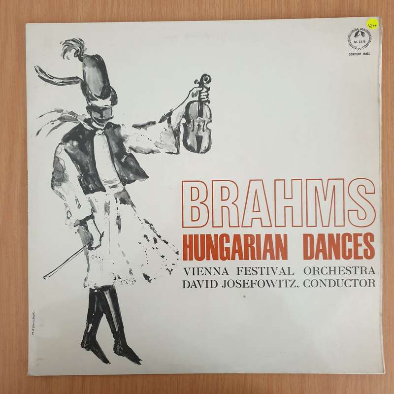 Brahms - Hungarian Dances - Vienna Festival Orchestra, David Josefowitz - Vinyl LP Record - Very-...