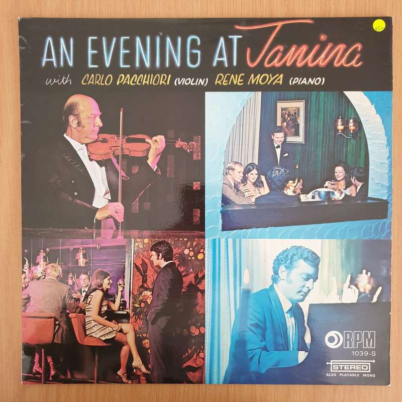 An Evening at Janina - Carlo Pacchiori, Rena Moya (Rare South Africa) - Vinyl LP Record - Very-Go...