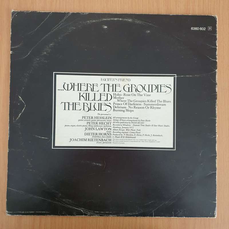 Lucifer's Friend  ....Where The Groupies Killed The Blues (Germany - Demonstration Record) - V...