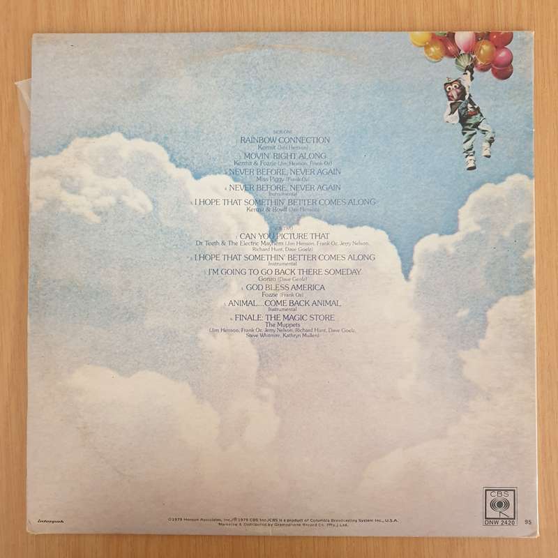 The Muppets  The Muppet Movie (Original Soundtrack Recording) - Vinyl LP Record - Very-Good+ Q...