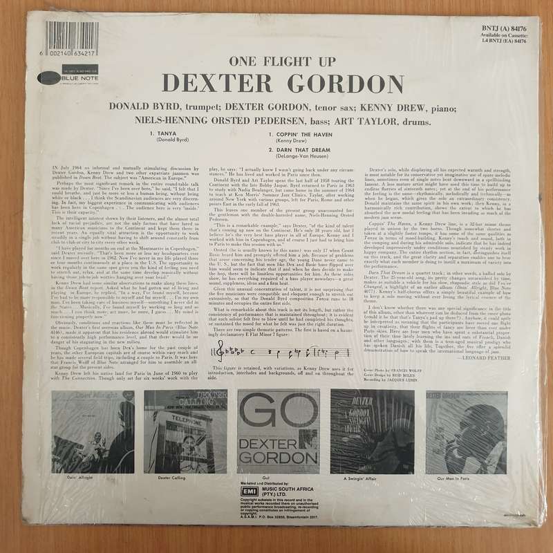 Dexter Gordon  One Flight Up  - Vinyl LP Record - Good+ Quality (G+) (gplus)