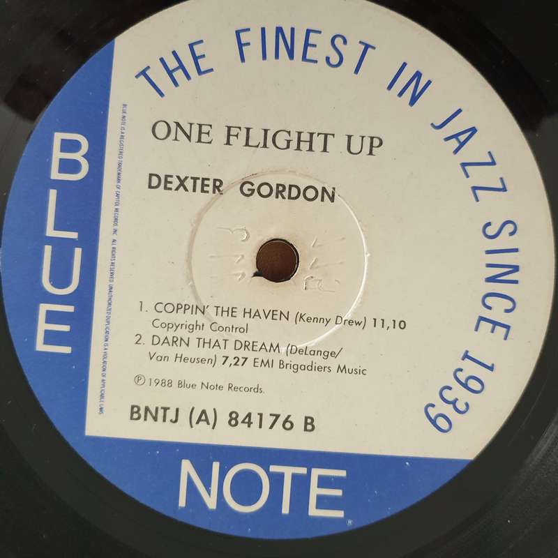 Dexter Gordon  One Flight Up  - Vinyl LP Record - Good+ Quality (G+) (gplus)