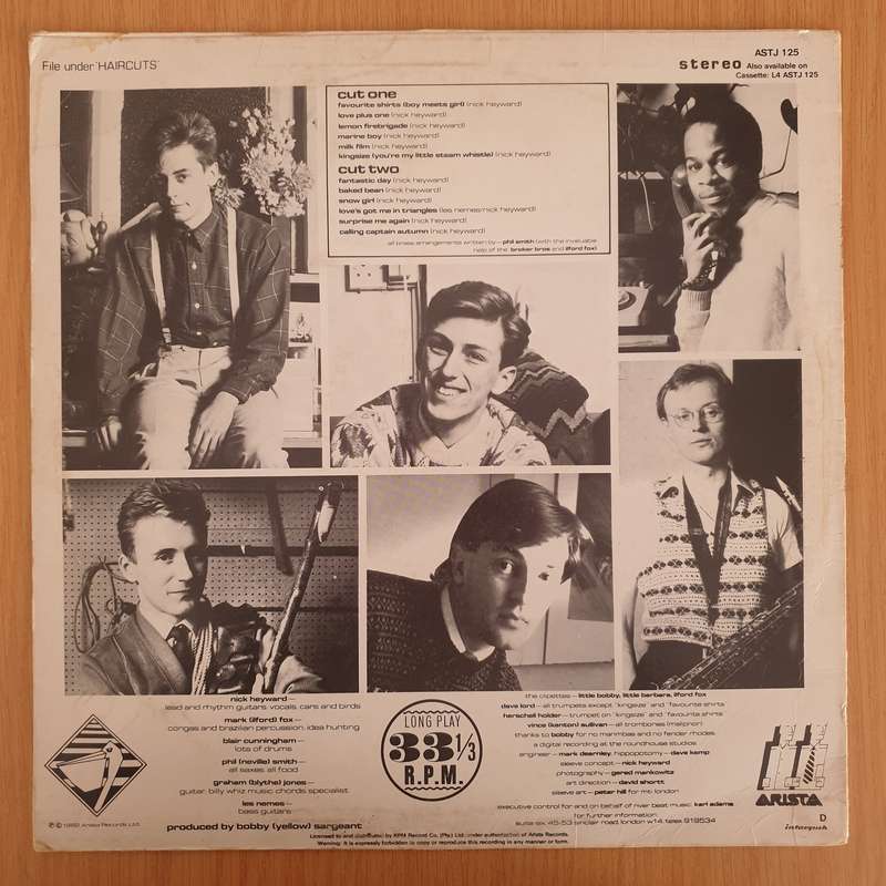 Haircut One Hundred - Pelican West  Vinyl LP Record - Very-Good Quality (VG)  (verry)