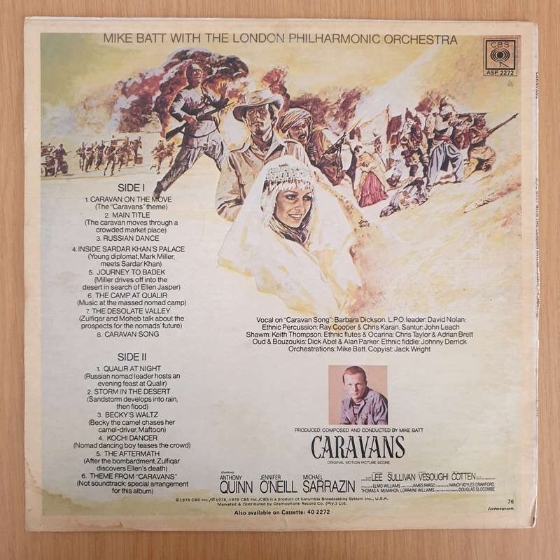 Caravans  - Original Motion Picture Score - Mike Batt With The London Philharmonic Orchestra ...