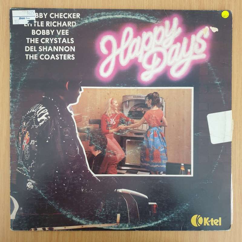 Happy Days - Various Artists  Vinyl LP Record - Very-Good+ Quality (VG+) (verygoodplus)