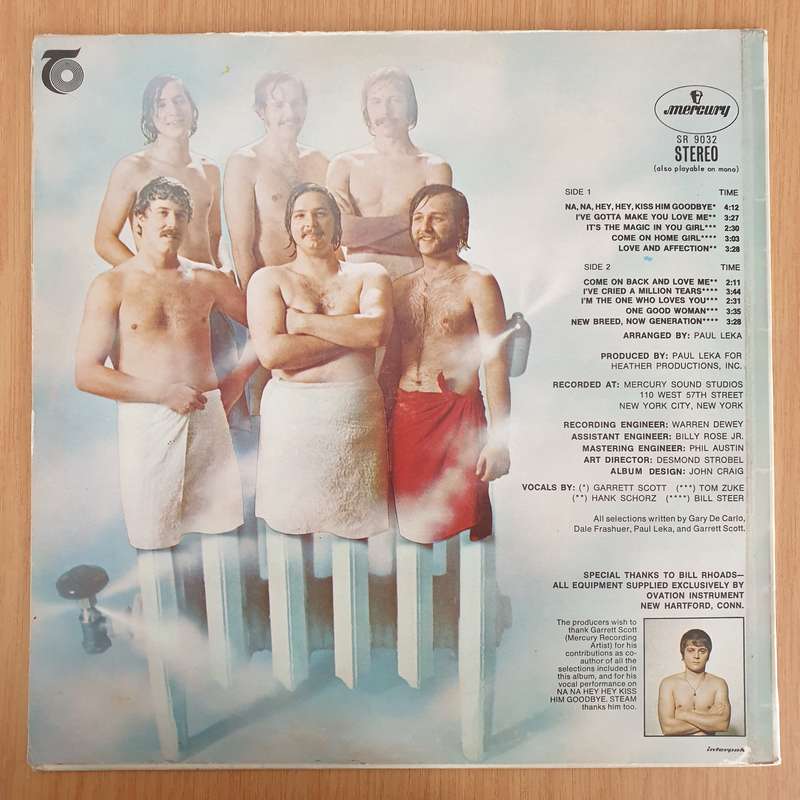 Steam  Steam   Vinyl LP Record - Very-Good+ Quality (VG+) (verygoodplus)