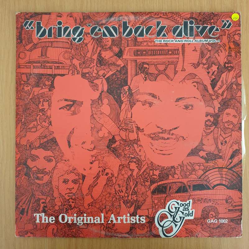 Bring Em Back Alive - Vol 1 (Rock and Roll) -  Original Artists  - Vinyl LP Record (VG+)