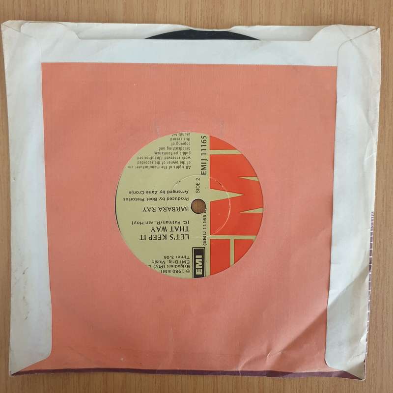 Barbara Ray  Down The Mississippi - 7" Record - Very-Good+ Quality (VG+) (verygoodplus7) (DLB)