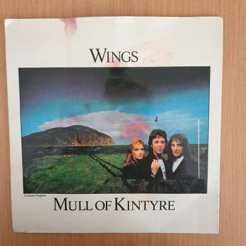 Wings  Mull Of Kintyret - 7" Record - Very-Good+ Quality (VG+) (verygoodplus7) (DLB)