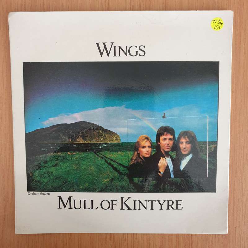 Wings   Mull Of Kintyre - 7" Record - Very-Good+ Quality (VG+) (verygoodplus7) (DLB)