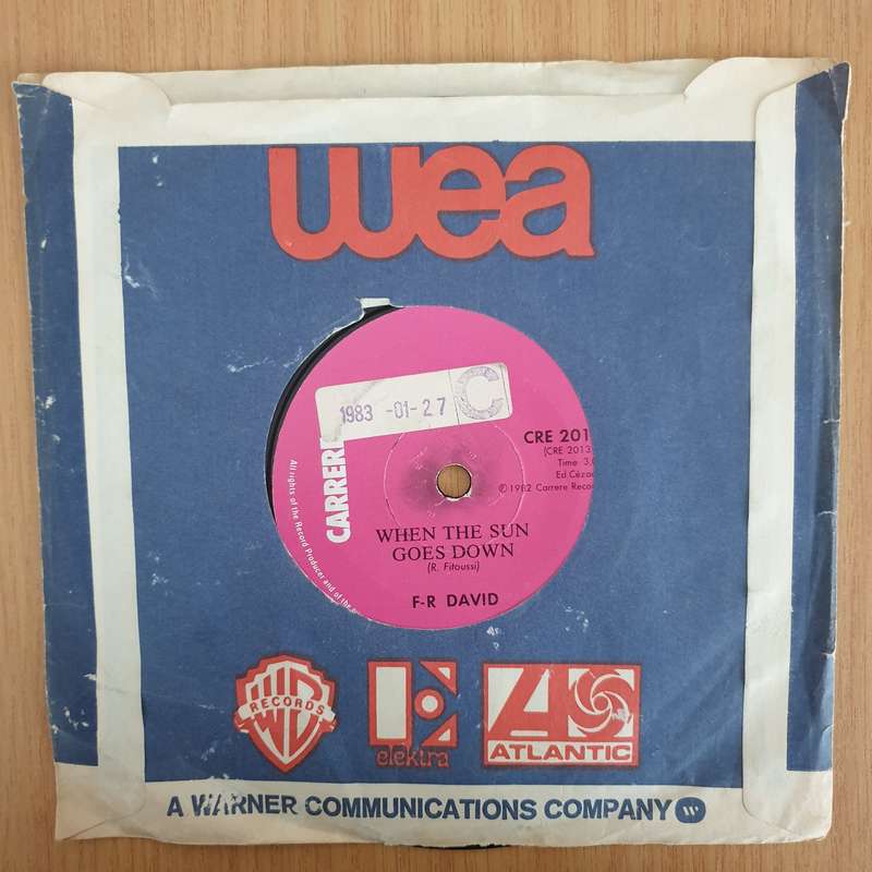 F-R David  Words - 7" Record - Very-Good Quality (VG) (verygood) (DLB)