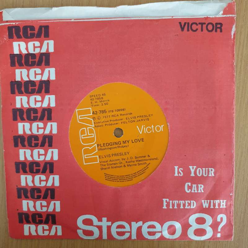 Elvis Presley  Way Down - 7" Record - Very-Good+ Quality (VG+) (verygoodplus) (DLB)