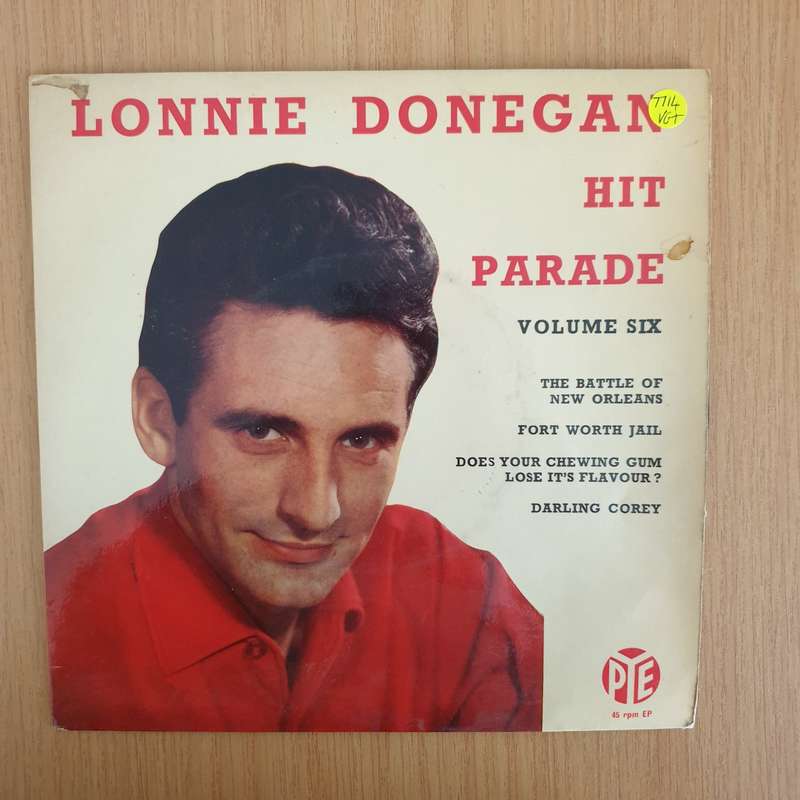 Lonnie Donegan And His Skiffle Group  Lonnie Donegan Hit Parade Volume Six - 7" Record - Very-...