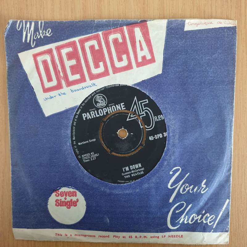 The Beatles  Help! - 7" Record - Very-Good Quality (VG) (verygood) (DLB)