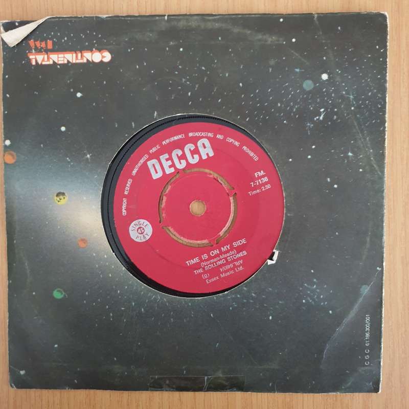 The Rolling Stones  Under The Boardwalk - 7" Record - Very-Good Quality (VG) (verygood) (DLB)