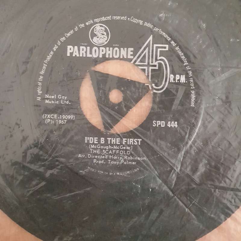 The Scaffold  Thank U Very Much - 7" Record - Very-Good+ Quality (VG+) (verygoodplus7) (DLB)