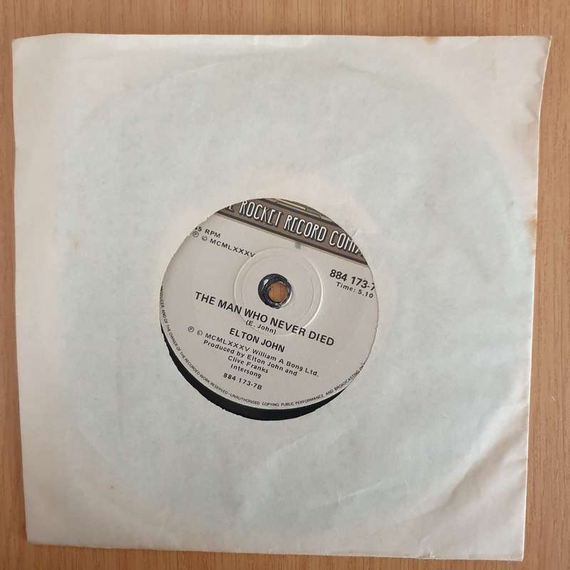Elton John  Nikita - 7" Record - Very-Good+ Quality (VG+) (verygoodplus7) (DLB)