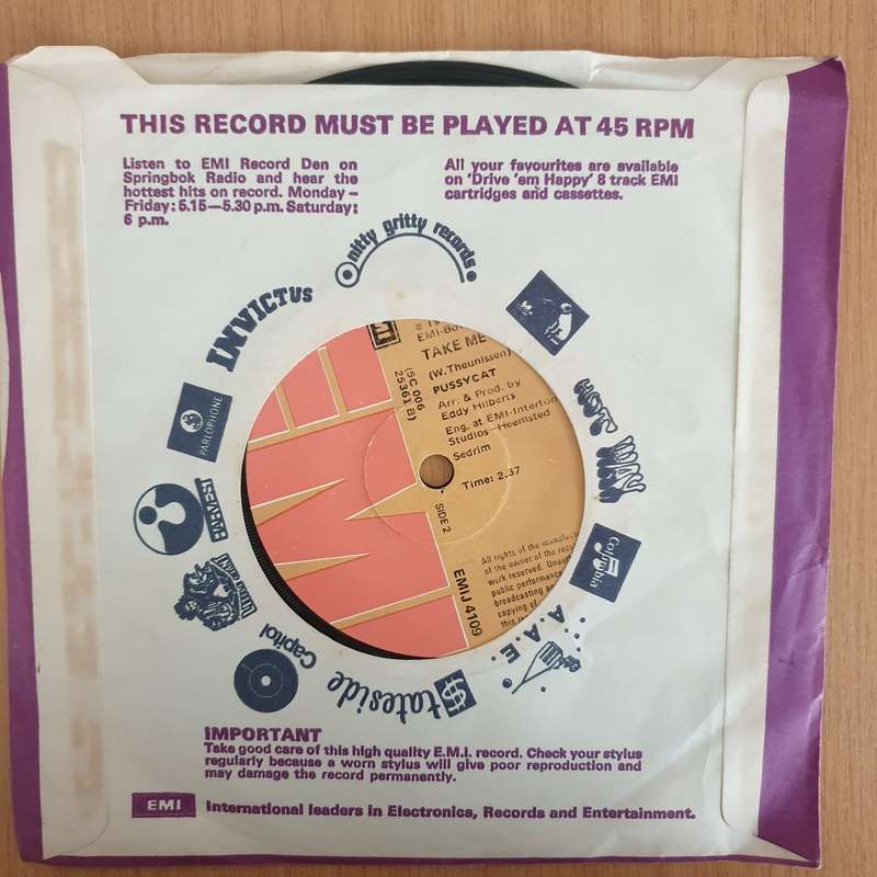 Pussycat  Georgie / Take Mei - 7" Record - Very-Good+ Quality (VG+) (verygoodplus7) (DLB)
