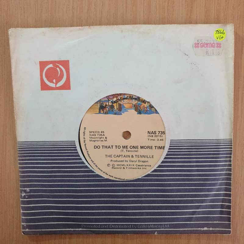The Captain & Tennille  Do That To Me One More Timefe - 7" Record - Very-Good+ Quality (VG+) (...