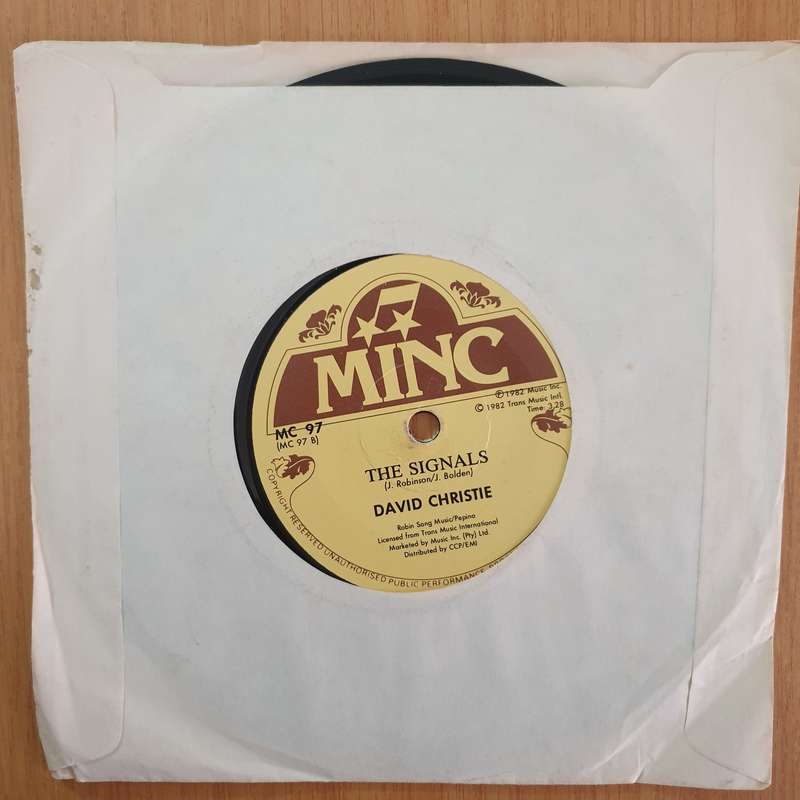 David Christie  Saddle Up / The Signals - 7" Record - Very-Good+ Quality (VG+) (verygoodplus7)...