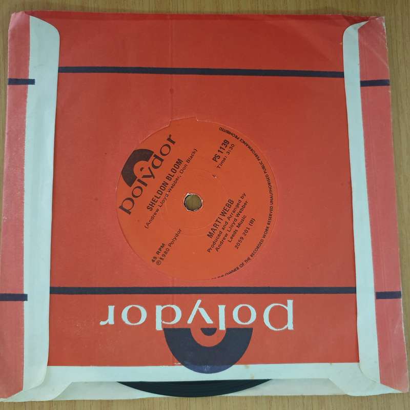 Marti Webb  Take That Look Off Your Face - 7" Record - Very-Good+ Quality (VG+) (verygoodplus7...